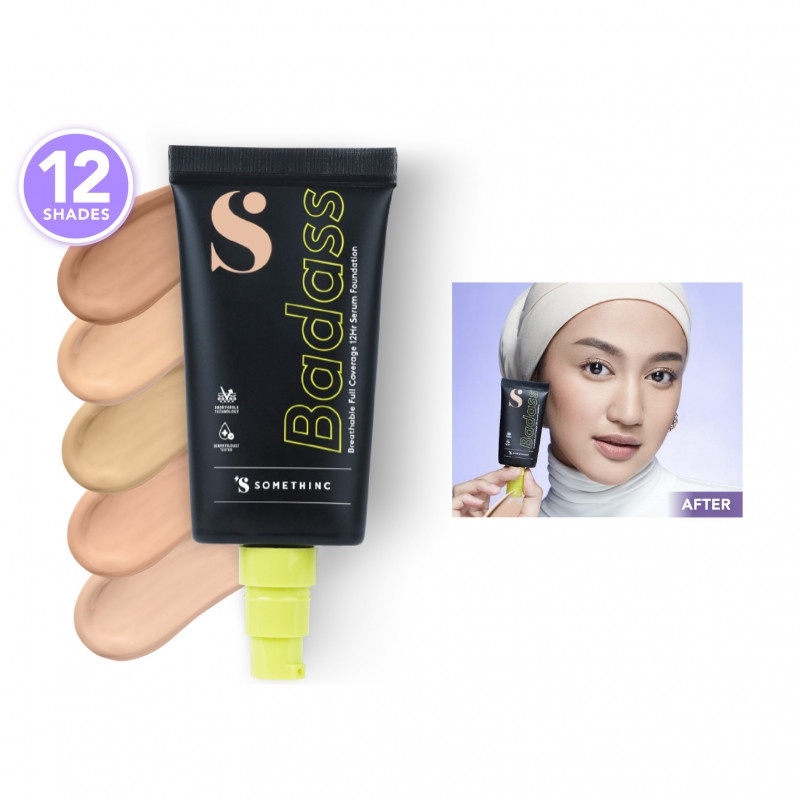 Somethinc BADASS Breathable Full Coverage 12HR Serum Foundation