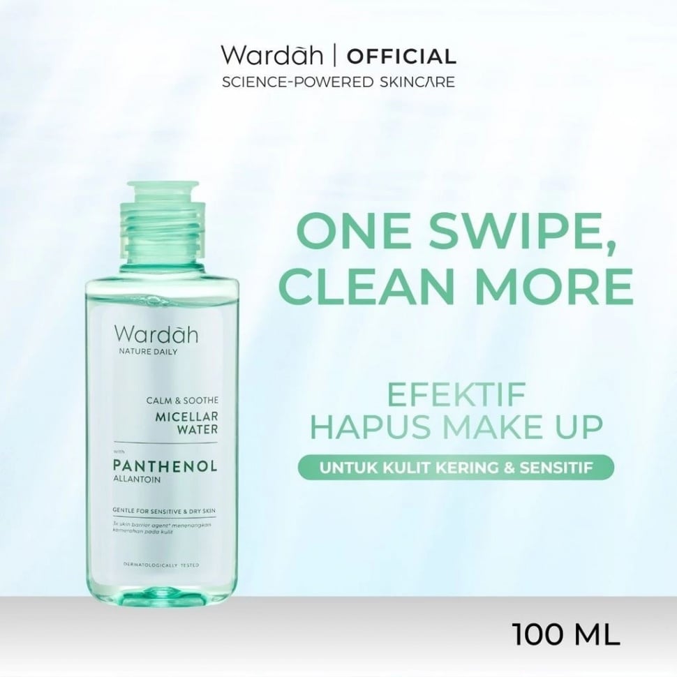Micellar water lokal yang bagus dan murah. (Shopee)