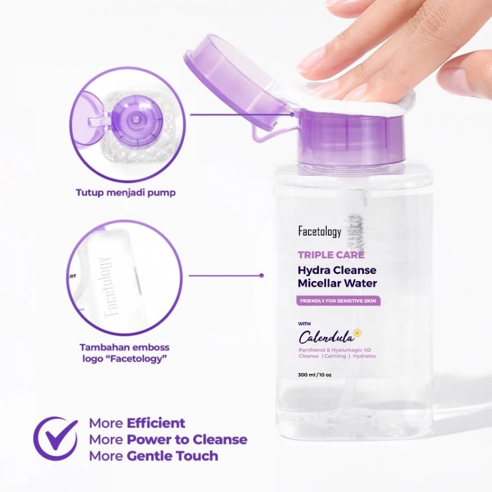 Micellar water lokal yang bagus dan murah. (Shopee)
