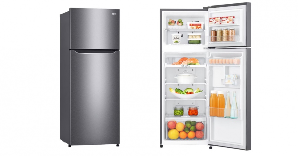 LG GN-B222SQIB, rekomendasi kulkas inverter 2 pintu terbaik (lg.com)