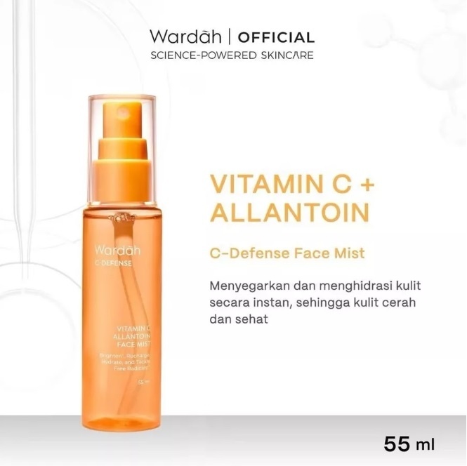 Wardah C-Defense Vitamin C Allantoin Face Mist (Shopee)