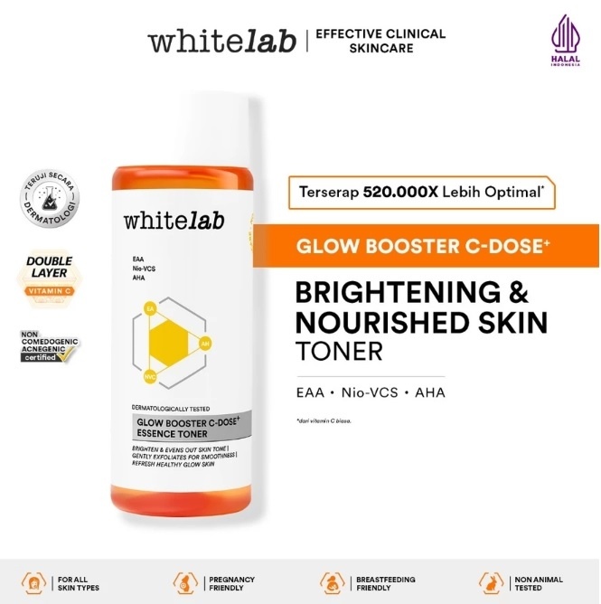 Whitelab Glow Booster C-Dose+ Essence Toner (Shopee)