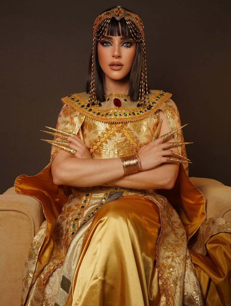 Tren Cleopatra Make Up [Instagram/tasya_farasya]