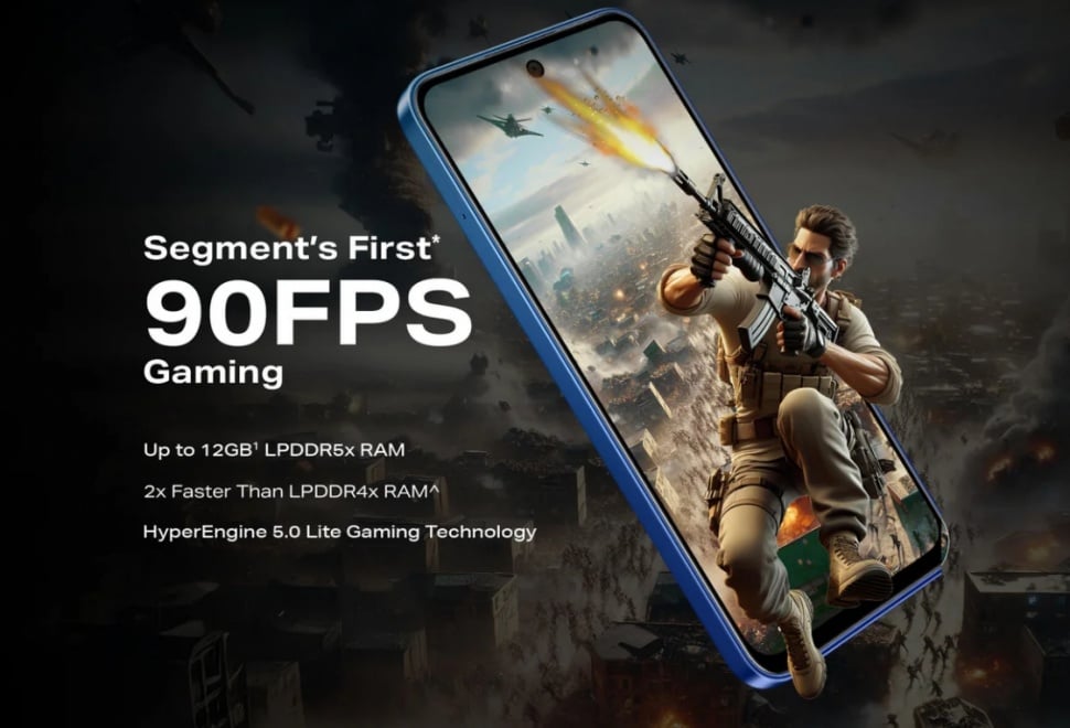Infinix Hot 60 5G Plus. (Infinix India)