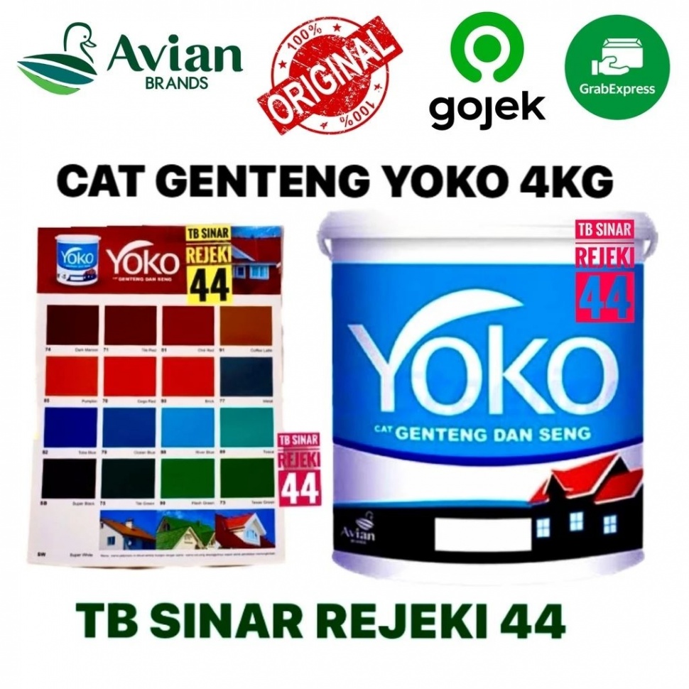 Rekomendasi cat genteng. (Shopee)