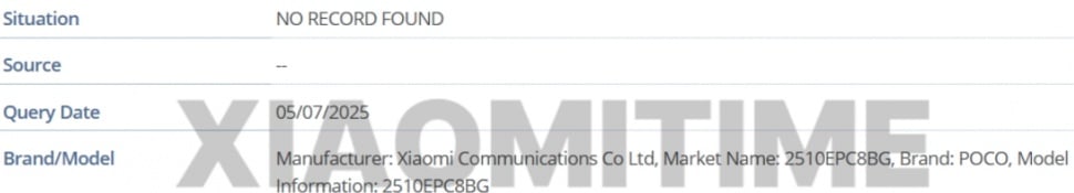 Redmi Note 15 Pro dan POCO X8 lolos sertifikasi di China. (MIIT)