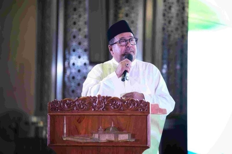 Wakil Gubernur DKI Jakarta Rano Karno saat menghadiri acara Silaturahmi Tilawatil Nasional di Masjid Istiqlal, Jakarta Pusat, Sabtu (12/7/2025). ANTARA/Lifia Mawaddah Putri