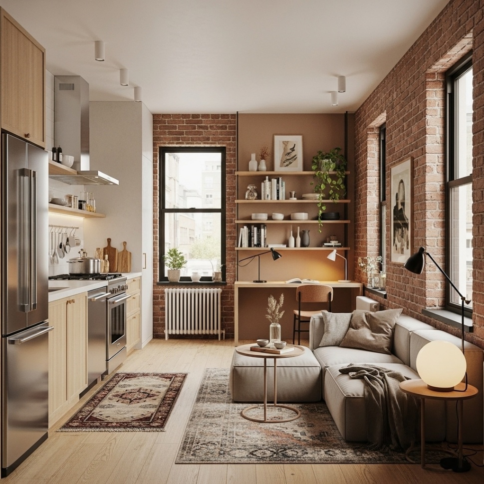 desain apartemen studio [AI]