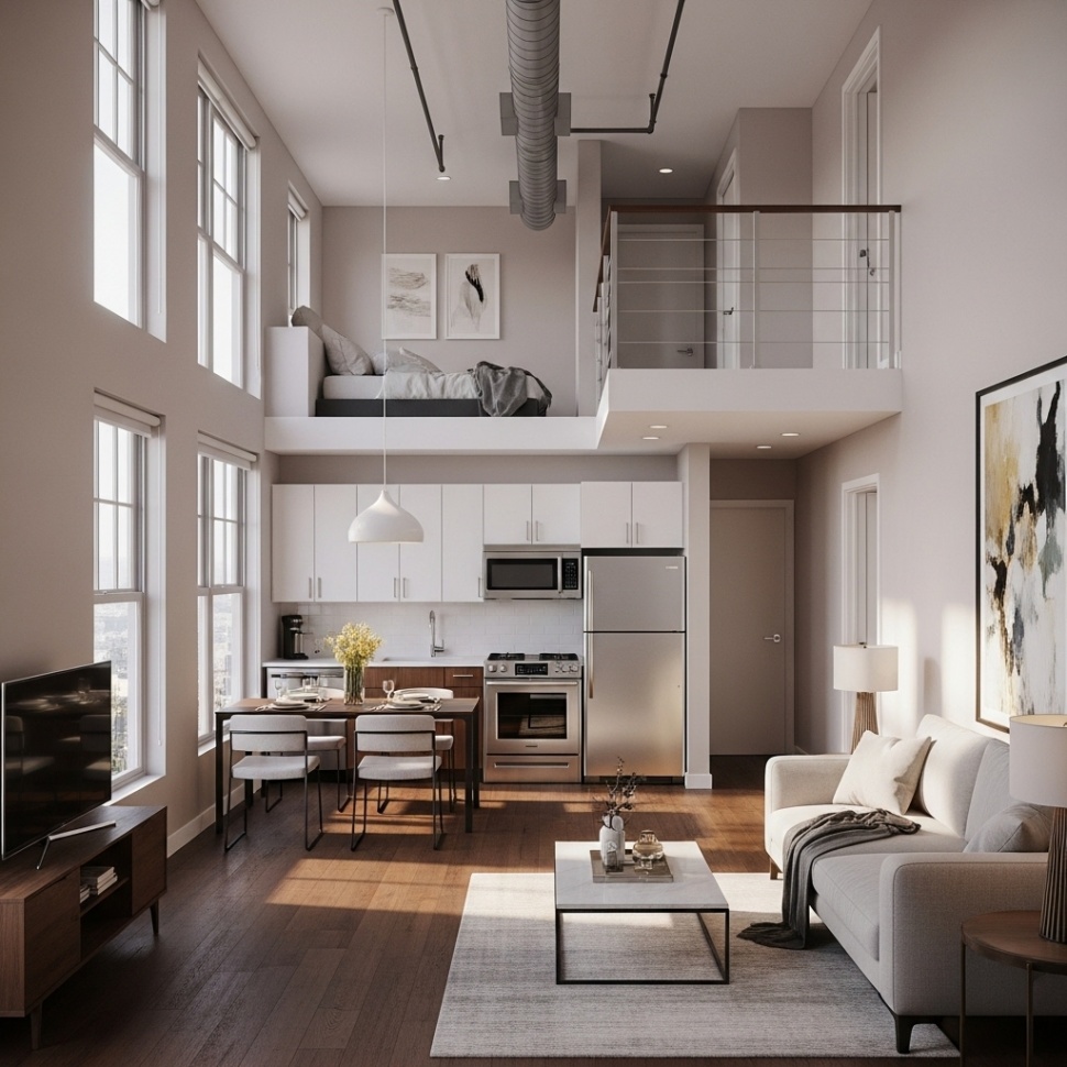 desain apartemen studio [AI]