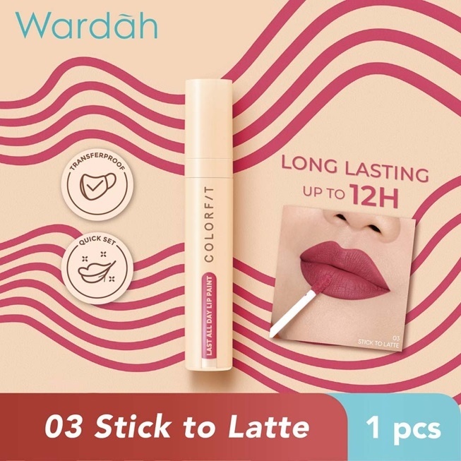 Wardah Colorfit Last All Day Lip Paint (Shopee)
