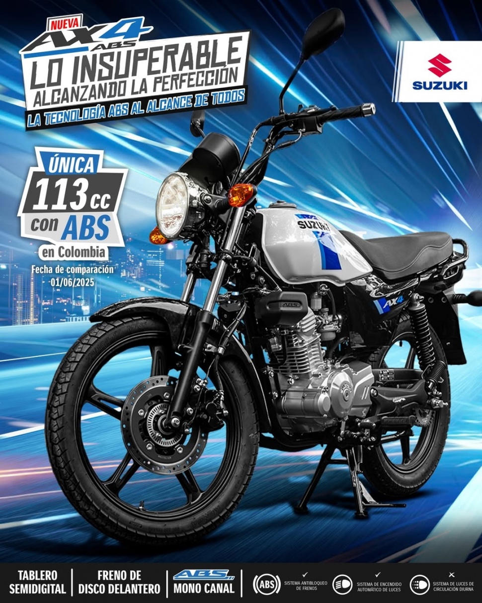 Suzuki AX4. (Instagram/Suzuki Colombia)