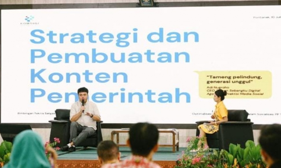 Salah satu kegiatan dalam bimtek, di Gedung Gubernur Kalimantan Barat, Pon#anak, Kalimantan Barat, Kamis (10/7/2025).(Dok: Pemprov Kalbar)