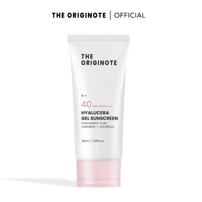 The Originote Hyalucera Gel Sunscreen SPF 40 PA+++ (Shopee)