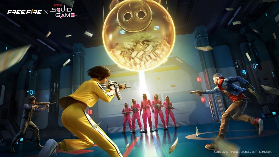 Kolaborasi Garena Free Fire dan Squid Game. [Dok. Garena Indonesia]