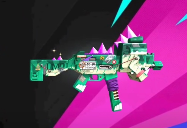 Ilustrasi skin UMP FF Max. (ist)