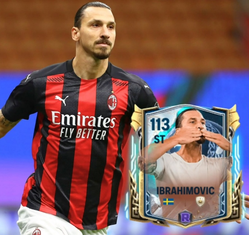 Kartu Zlatan Ibrahimovic OVR tinggi diprediksi hadir ke FC Mobile. (Instagram)