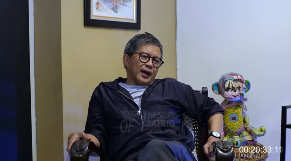 Pengamat Politik Rocky Gerung. [YouTube/Hendri Satrio Official]