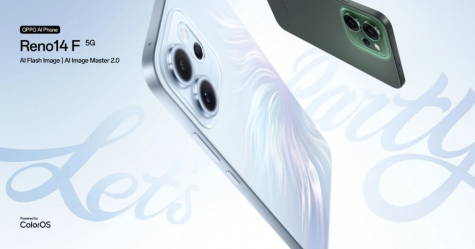 Oppo Reno 14 F 5G. (Oppo)