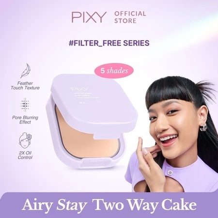 Pixy Filter Free Airy Stay Two Way Cake (Shopee/Pixy Official Store)