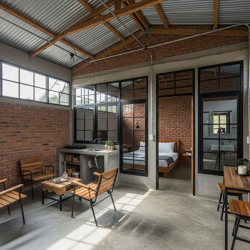 Desain rumah Rp 50 juta [AI]
