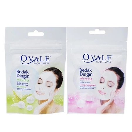 Rekomendasi bedak dingin - Ovale. (Shopee/Toserba Al-Fatih)