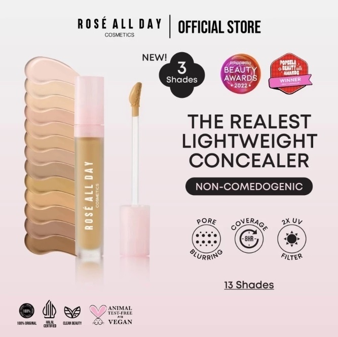Rose All Day The Realest Lightweight Concealer (Shopee)