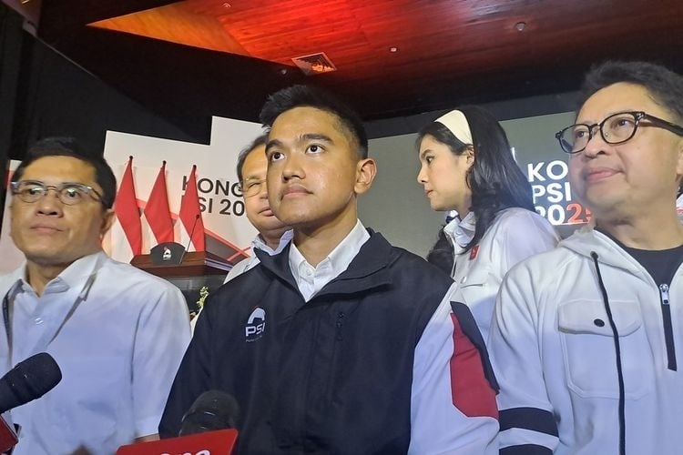 Kaesang Pangarep saat Kongres PSI. [Ist]