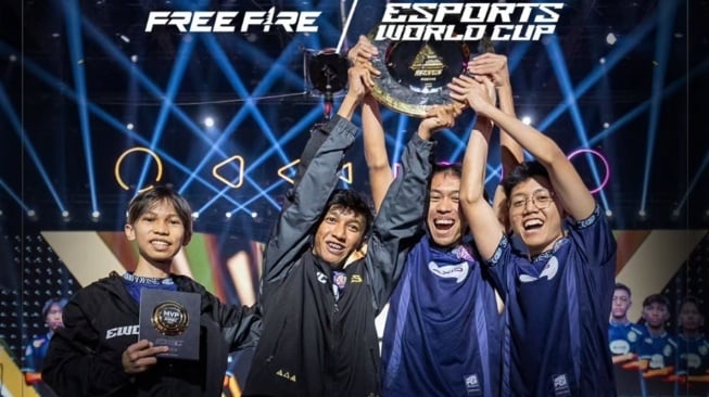 EVOS Devine juara Free Fire di EWC 2025. [Free Fire Esports Indonesia]