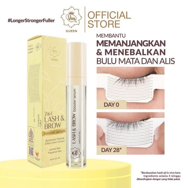 Serum bulu mata dan alis untuk pelajar. (Shopee/Viva Cosmetics Official Shop)