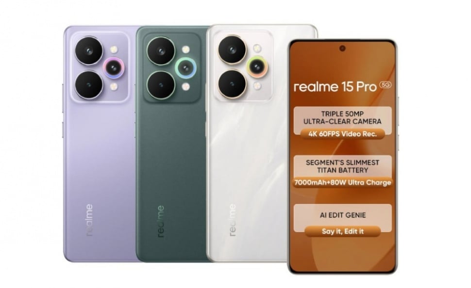 Spesifikasi Realme 15 Pro 5G. (Realme India)