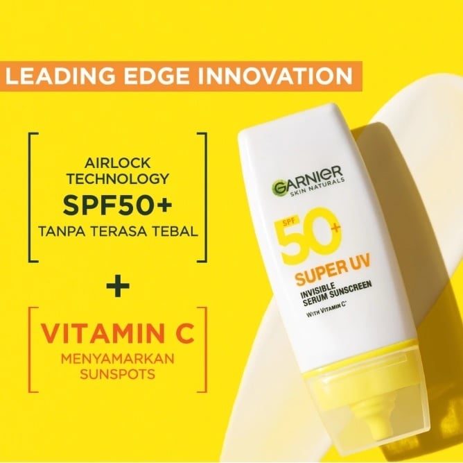 Garnier Super UV Invisible Serum Sunscreen (Shopee)