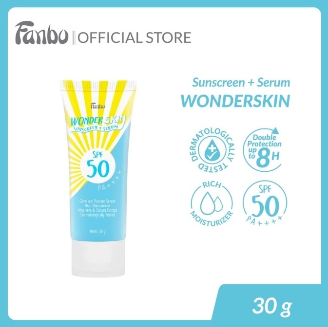 Fanbo Wonder Skin Sunscreen & Serum (Shopee)