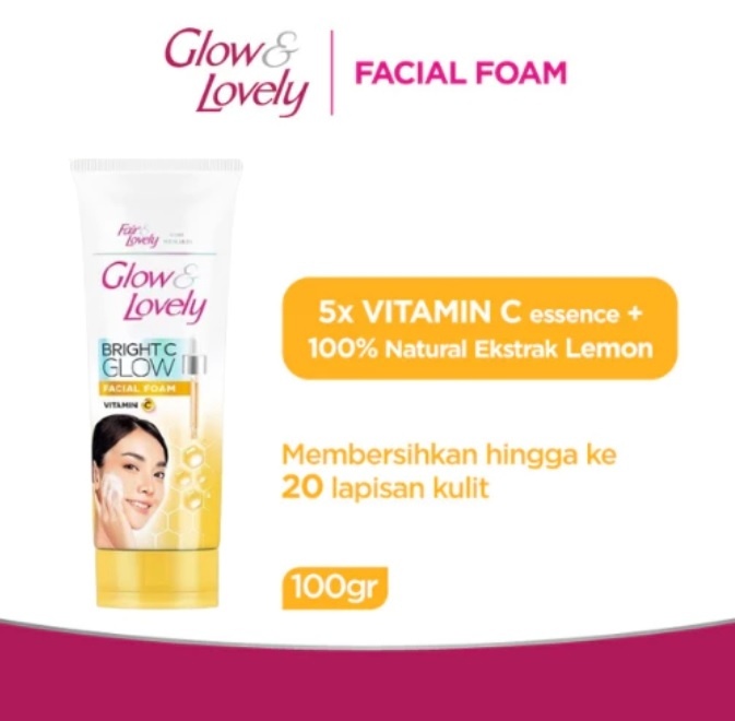 Glow & Lovely Bright C Glow Facial Foam (Shopee)