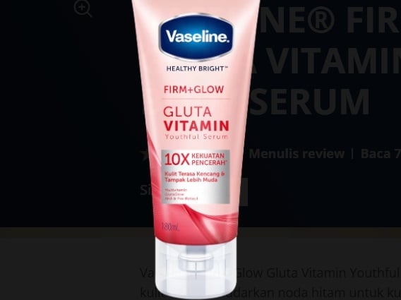 Vaseline Healthy Bright Firm+Glow Gluta Vitamin.