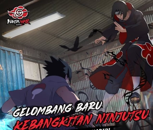 Ilustrasi Ninjutsu di event Free Fire X Naruto. (Garena)