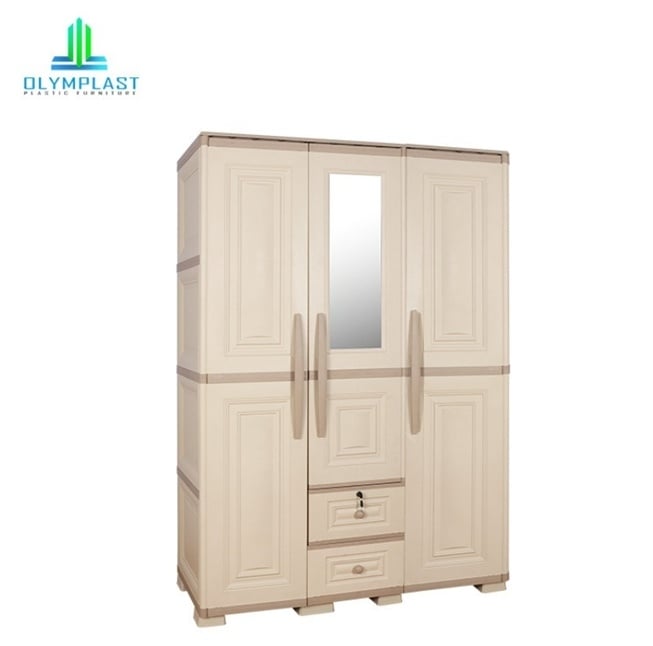 Lemari Pakaian Minimalis Cubic LUNA (Shopee)