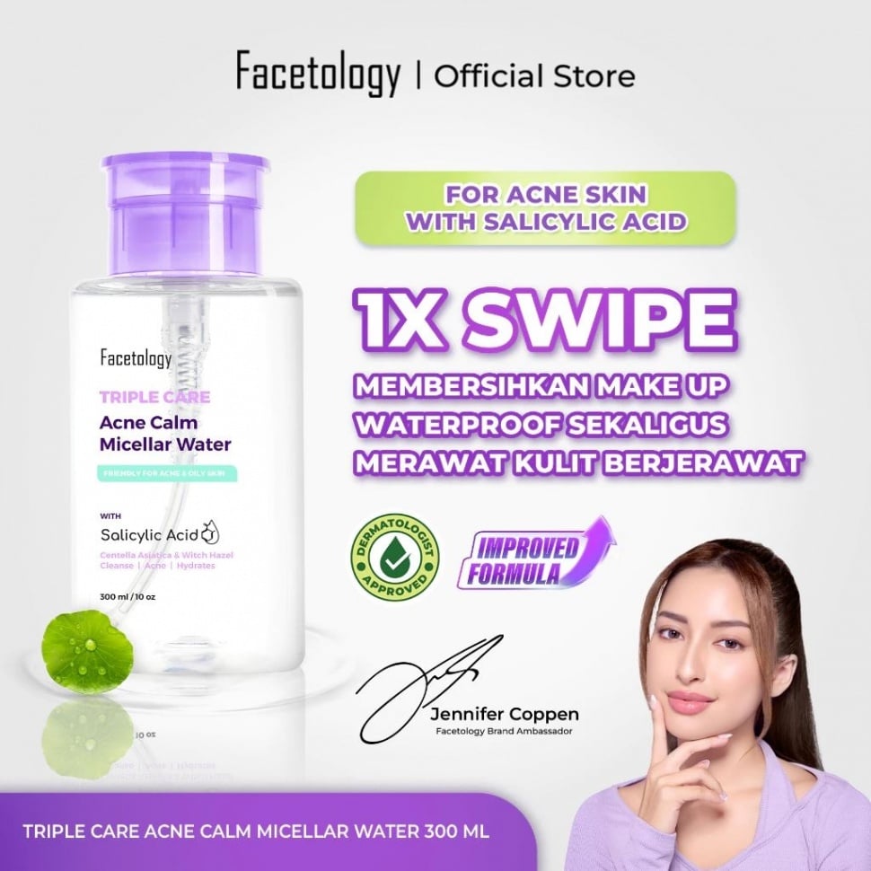 Micellar water ukuran jumbo. (Shopee)