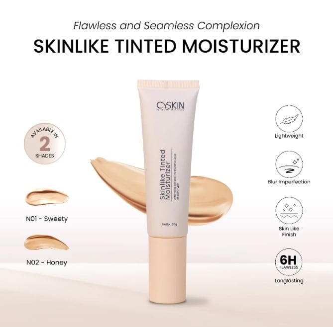 CYSKIN Skinlike Tinted Moisturizer (Shopee)