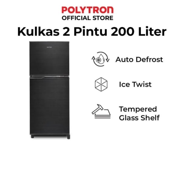 Polytron PRB 200Y, kulkas 2 pintu (ufoelektronika)