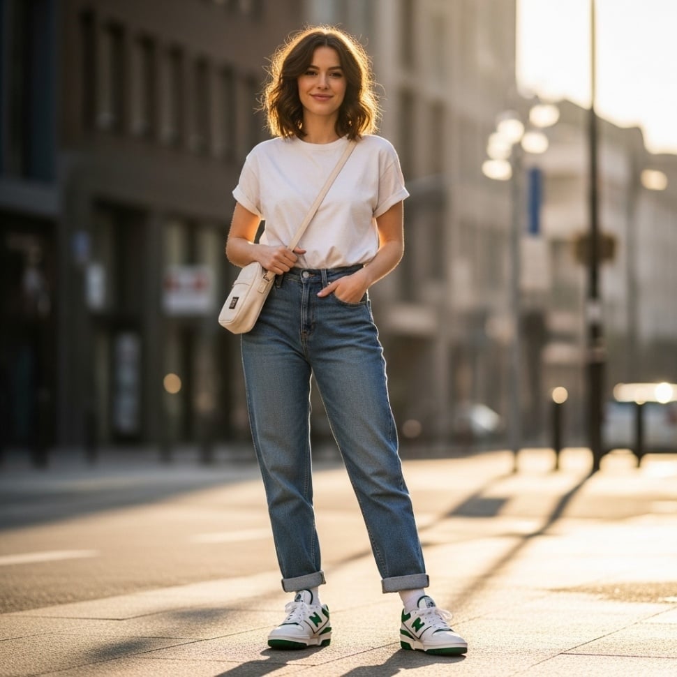 Inspirasi outtfit pakai sepatu New Balance [Google AI]