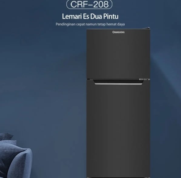 Changhong CRF208BLACK, kulkas 2 pintu (ufoelektronika)