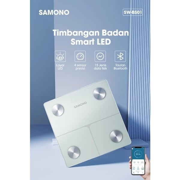 Timbangan badan digital. (Shopee)