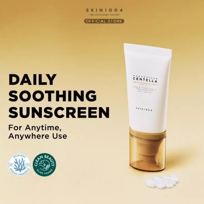 SKIN1004 Madagascar Centella Air-Fit Suncream Light SPF30 PA+++ (Shopee)