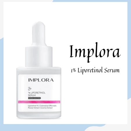 Implora 1% Liporetinol Serum. (Shopee)