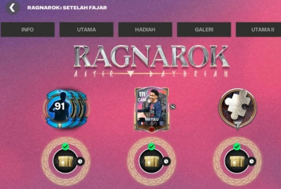 Reward FC Mobile. (Suara.com Rezza Rachmanta)
