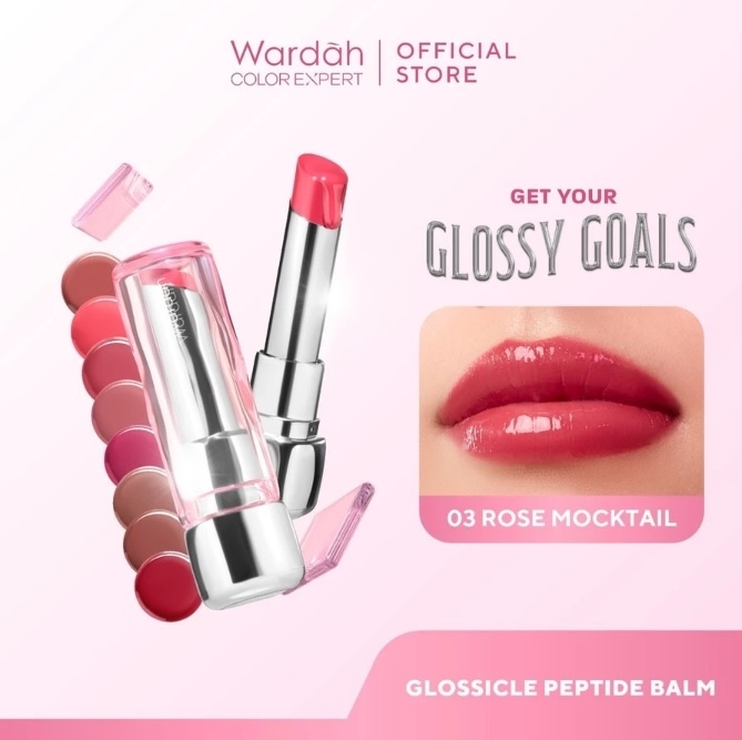 WARDAH Glossicle Peptide Balm (Shopee)
