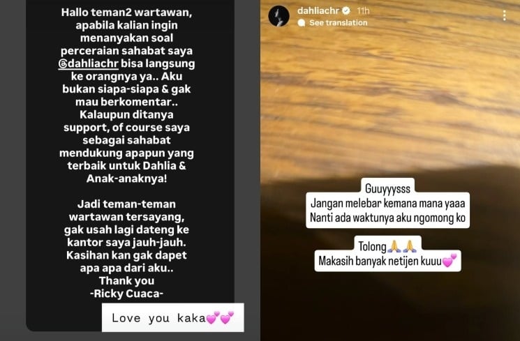 Dahlia Poland Buka Suara usai Gugat Cerai Fandy Christian, Minta Jangan Dibesar-besarkan. [Instagram]