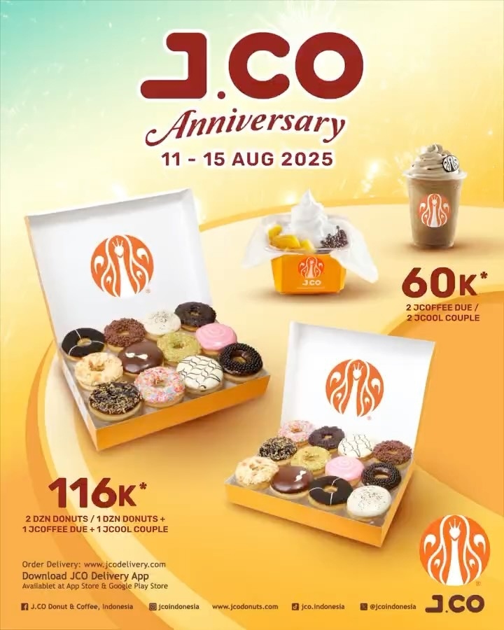 Promo JCO Agustus 2025. [Instagram @jcoindonesia]