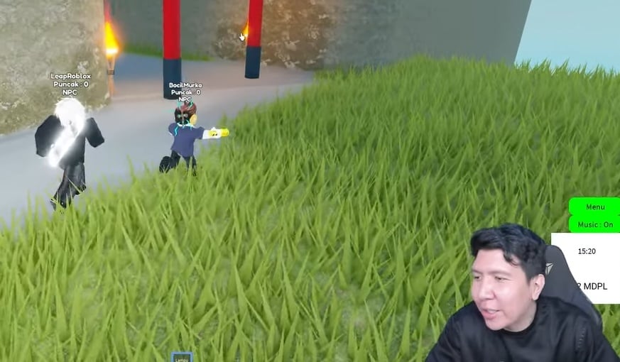 Windah Basudara main game Roblox. (YouTube)