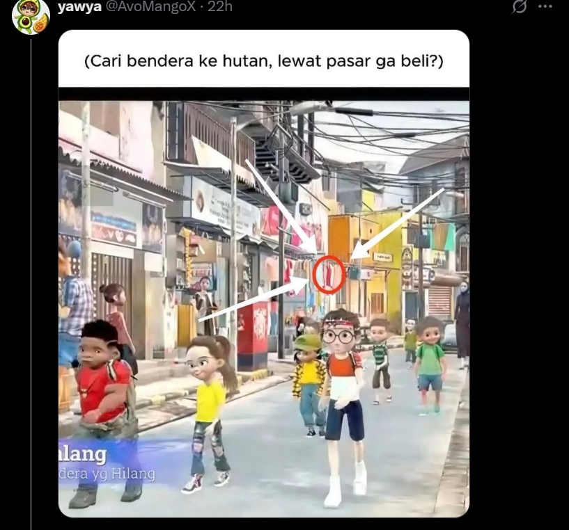 Meme Merah Putih One for All. (X)